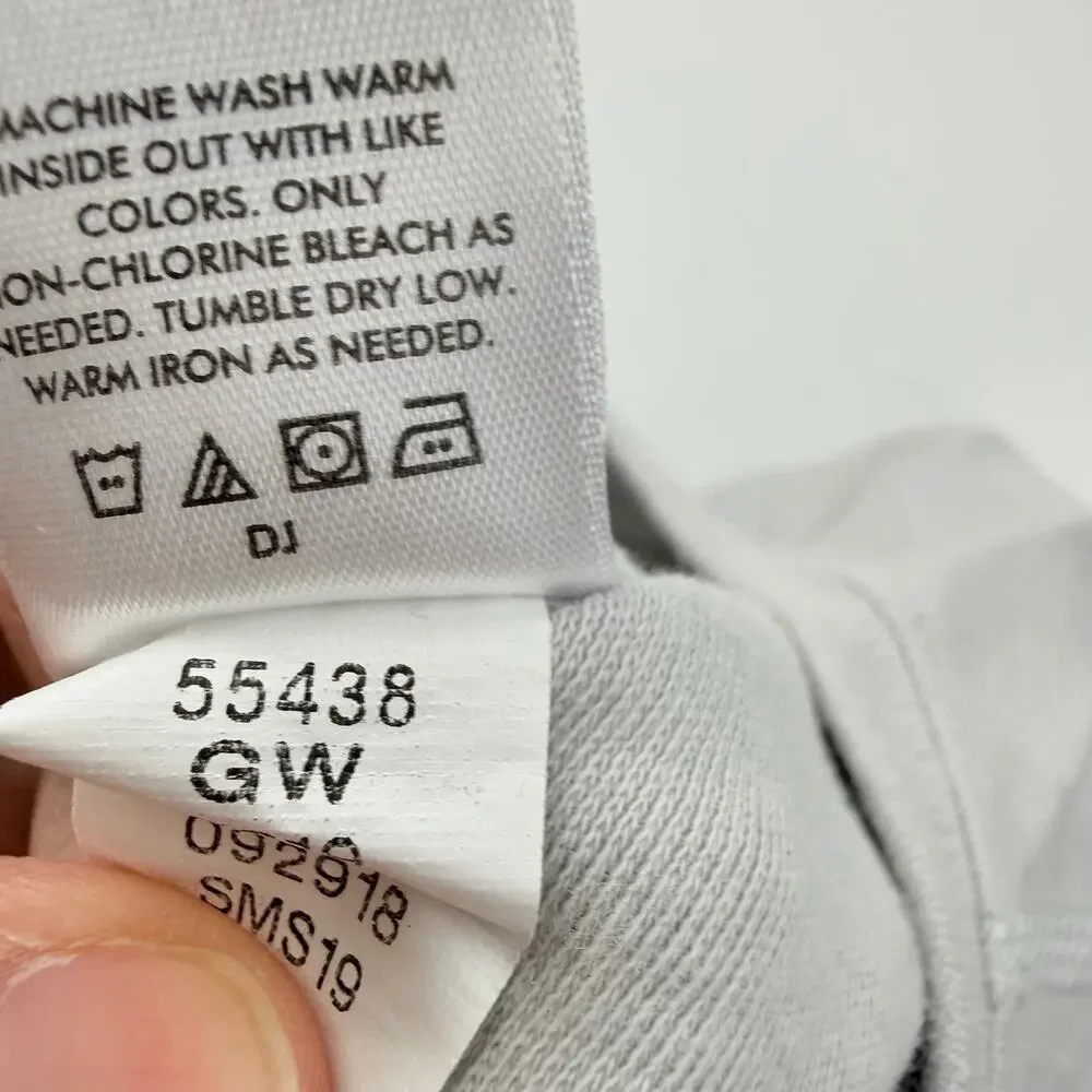 Hanna Andersson Organic Gray Footed Sleeper, Size Newborn